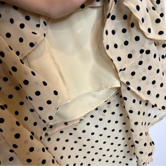 ZARA Polka Dot Tiered Maxi Dress. Size XS - Picture 13 of 16